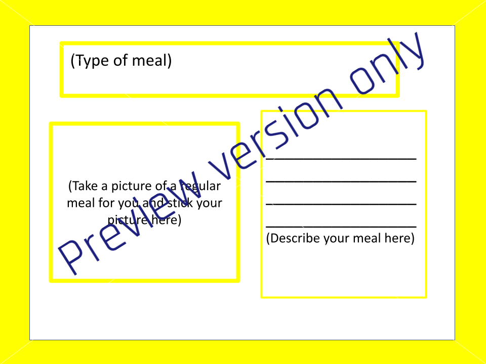 Español I-II La Comida Google slides template (Editable)