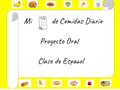 Español I-II La Comida Google slides template (Editable)