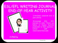 ESL/EFL Writing Journal "Thank-you-letter"/"Happy-summer-postcard" 2-last-pages